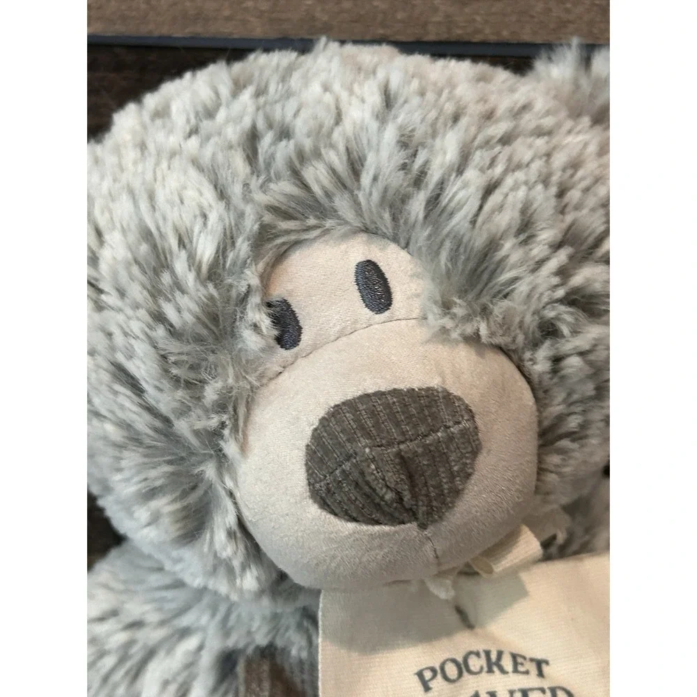 DEMDACO Giving Bear Teddy Grey‎ Plush Stuffed Animal 11.5